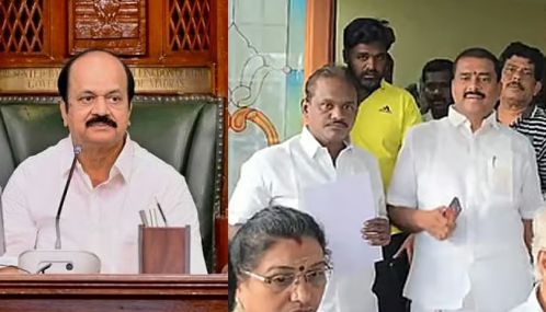 திமுக எம்.எல்.ஏ. மார்க்கண்டேயன் கைது குறித்து சபாநாயகர் விளக்கம் அளித்தார்