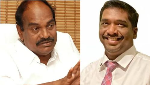 தி.மு.க எம்.பி ஜெகத்ரட்சகனின் மகன் சந்தீப் ஆனந்த் தமிழக வெற்றி கழகத்தில் இணைந்தார்
