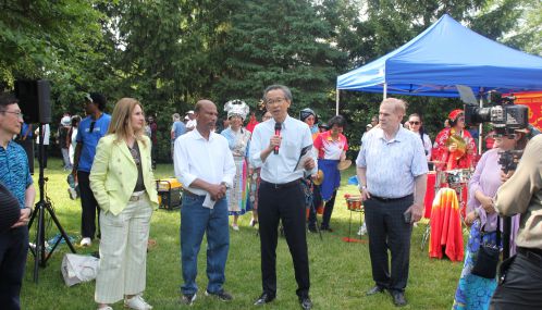 CANADA DAY celebrations hosted by Markham - Thornhill MPP Logan Kanapathi was celebrated with by thousands of Constituents and Well-wishers'