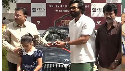விஷ்ணு விஷாலுக்கு “கட்டா குஸ்தி 2” பட தயாரிப்பாளர் கார் பரிசளித்தார்