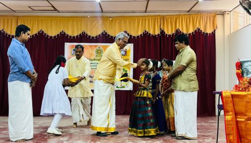 வடக்கு மாகாண பண்பாட்டலுவல்கள் அலகின் அனுசரணையில் மன்னார் சித்திவிநாயகர் இந்து தேசிய பாடசாலையில் ஆடிப்பிறப்பு கொண்டாட்டம்.