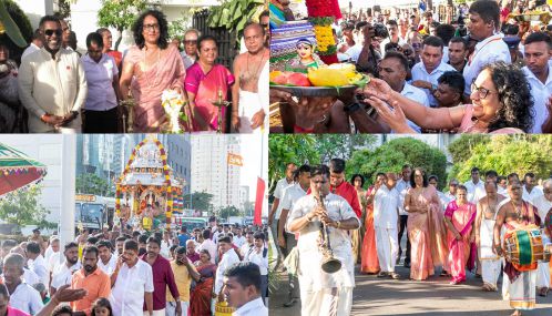 கொழும்பில் ஆடி வேல் ஊர்வலத்தைச் சிறப்பித்த இலங்கைப் பிரதமர் ஹரிணி அமரசூரிய!