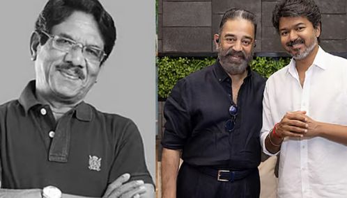 பாரதிராஜாவுக்கு மணிமண்டபம் அமைக்க உள்ளதாக அறிவித்த தமிழக அரசை கமல்ஹாசன் பாராட்டினார்