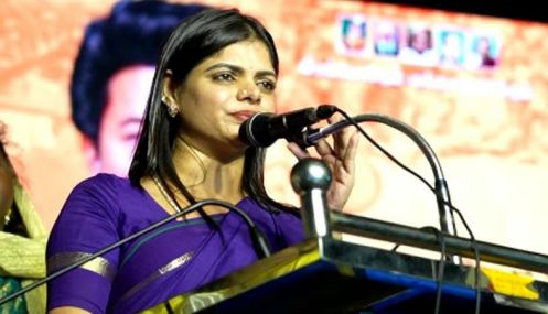 2031-ல் தமிழக அரசியலில் தமிழக வெற்றி கழகம் மிகப்பெரிய சக்தியாக இருக்குமென கவுண்டபாளையம் கனிமொழி கூறியுள்ளார்