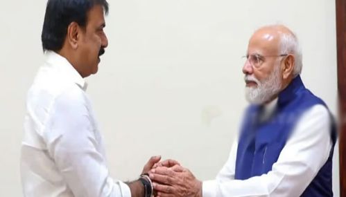 மேகதாது விவகாரம் தொடர்பாக பிரதமரிடம் எல்.கே.சுதீஷ் எம்.பி. மனு அளித்தார்