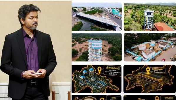 ரூ.710 கோடி மதிப்பிலான 4 புதிய திட்டப்பணிகளுக்கு முதல்-அமைச்சர் விஜய் அடிக்கல் நாட்டினார்