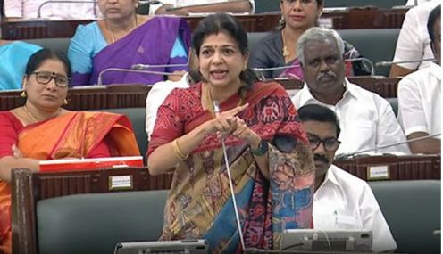 தமிழ்நாட்டின் நீர்வளம் நம் கையைவிட்டு போய்க்கொண்டு இருக்கின்றனயென சவுமியா அன்புமணி வேதனை தெரிவித்தார்