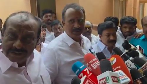 அதிமுக போராட்டத்தில் பங்கேற்க முடியாதென எஸ்.பி.வேலுமணி தரப்பு கூறியுள்ளது