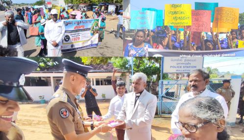 முல்லைத்தீவில் சிறார்களின் பாதுகாப்பையும், உரிமைகளையும் வலியுறுத்தி பேரணி மற்றும் சிறுவர் பாதுகாப்பு மாநாடு ஆகியன சிறப்பாக நடைபெற்றன.!