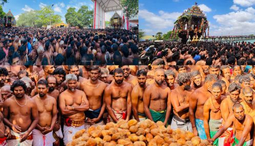 பிரதம குரு சிவஶ்ரீ பாலேந்திரா ஐயா தலைமையில் விசேட பூஜை வழிபாடுகள் இடம்பெற்றதைத் தொடர்ந்து, கடந்த 13ஆம் திகதி அதிகாலை 12.20 மணியளவில் பக்தர்கள் புடைசூழ கொடியேற்றம் நடைபெற்றது.  அதனைத் தொடர்ந்து இடம்பெற்ற திருவிழாக்களின் உச்சமாக, 27ம் திகதி அன்று காலை 8.30 மணிக்கு விசேட பூஜை வழிபாடுகள் நடைபெற்றன. பின்னர், சந்நிதி வேலவன் காலை 9.40 மணியளவில் தேரில் எழுந்தருளி, ஆலய வீதியுலா வந்து பல்லாயிரக்கணக்கான பக்தர்களுக்கு அருள் பாலித்தார்.  இந்த இரதோற்சவத்தில் இலங்கையின் பல பகுதிகளிலுமிருந்தும் புலம்பெயர்ந்த நாடுகளிலிருந்தும்  வருகை தந்திருந்த பெருமளவான பக்தர்கள் கலந்துகொண்டு, அரோகரா முழக்கத்துடன் முருகப்பெருமானை வழிபட்டு அருள் பெற்றனர்.  தேர்த்திருவிழாவைத் தொடர்ந்து, நாளை நடைபெறவுள்ள கடல் தீர்த்தோற்சவத்துடன் இந்த ஆண்டுக்கான வருடாந்த மகோற்சவம் நிறைவுபெறவுள்ளமை குறிப்பிடத்தக்கது.