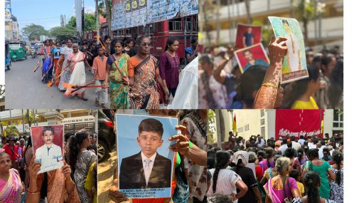 காணாமல் ஆக்கப்பட்டோருக்கான நீதியை வலியுறுத்தி   யாழில் உணர்வெழுச்சியுடன் நடைபெற்ற