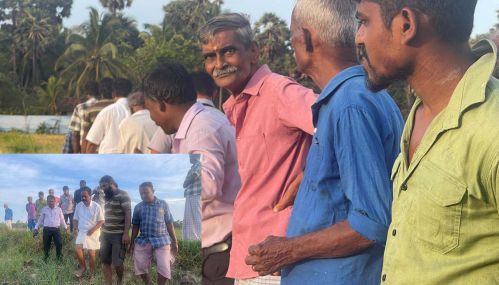 கொடிகாமத்திற்கு அருகில் உள்ள கச்சாய்க் குளத்தை புனரமைப்பது தொடர்பாக விவசாயிகளுடன்  கலந்துரையாடிய சிறீதரன் எம்.பி!