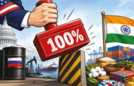 இந்தியா மீது 100 சதவீதம் வரி விதிக்க அமெரிக்கா தீவிரம் காட்டி வருகிறது
