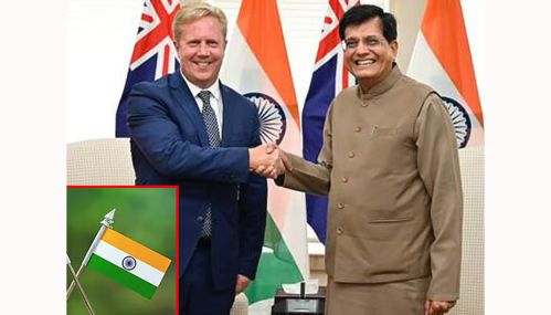 இந்தியா-நியூசிலாந்து இடையேயான தடையற்ற வர்த்தக ஒப்பந்தம் அக்டோபர் 20-ந்தேதி முதல் அமலுக்கு வருமென கூறினார்