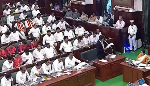 ‘சிங்கப்பெண் சிறப்பு அதிரடிப்படையில் 2,546 புதிய பணியிடங்கள் உருவாக்கப்பட்டுள்ளென’ முதல்-அமைச்சர் விஜய் தெரிவித்துள்ளார்