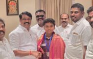திருநெல்வேலிக்கு பெருமை சேர்த்த இளம் கிரிக்கெட் வீரர் பிஜுமுகேஷனுக்கு நயினார் நாகேந்திரன் வாழ்த்து தெரிவித்தார்