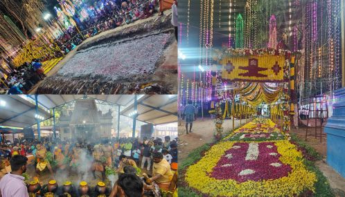 சிறப்பாக நடைபெற்ற தமிழ்நாடு தென்காசி மாவட்டம் அய்யாபுரம் மாரியம்மன் திருக்கோவில் 'பூக்குழித் திருவிழா 2026'