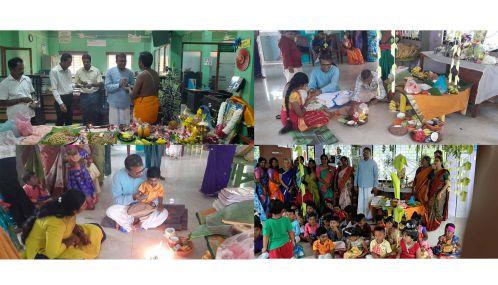 வலி. கிழக்கு பிரதேச சபையில் பக்திபூர்வமாக இடம்பெற்ற விஜயதசமி பூசையும் ஏடுதொடக்கமும்