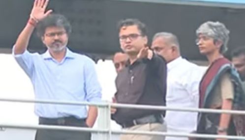 செம்பரம்பாக்கம் ஏரியில் முதல்-அமைச்சர் விஜய் ஆய்வு மேற்கொண்டார்