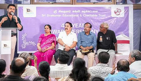 வாழ்க்கையில் தோல்வியே கிடையாதுதென மாணவர்களுக்கு சூர்யா அறிவுரை கூறியுள்ளார்